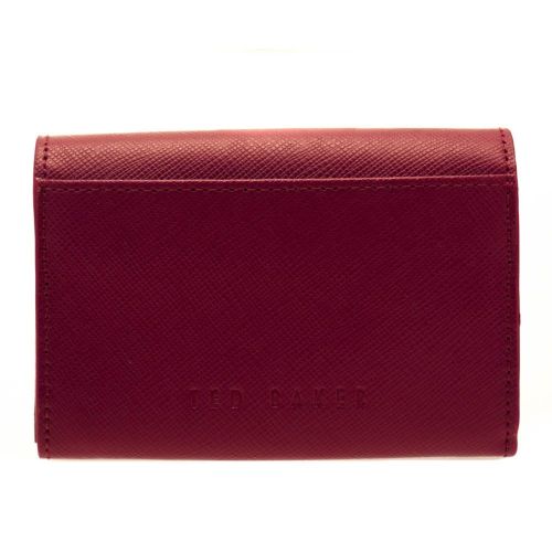 Womens Oxblood Carley Crosshatch Leather Small Purse 60773 by Ted Baker from Hurleys