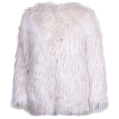 Womens Classic Cream Marissa Faux Fur Coat 60469 by French Connection from Hurleys