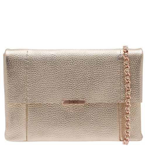 Womens Rose Gold Parson Unlined Leather Cross Body Bag 22843 by Ted Baker from Hurleys