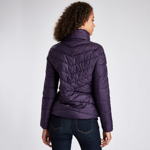Womens Tempest Purple Dual Quilted Jacket 46616 by Barbour International from Hurleys