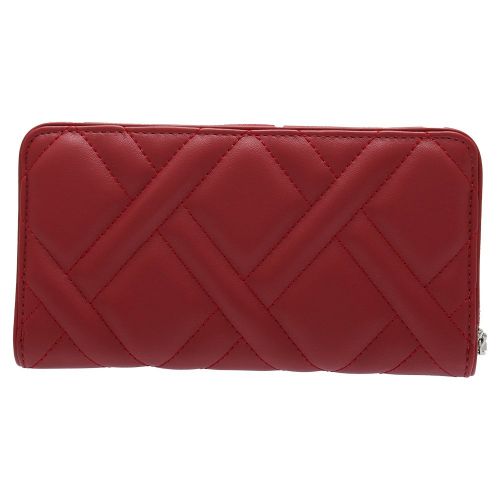 Womens Red Currant Quilted Zip Around Wallet 95311 by Calvin Klein from Hurleys