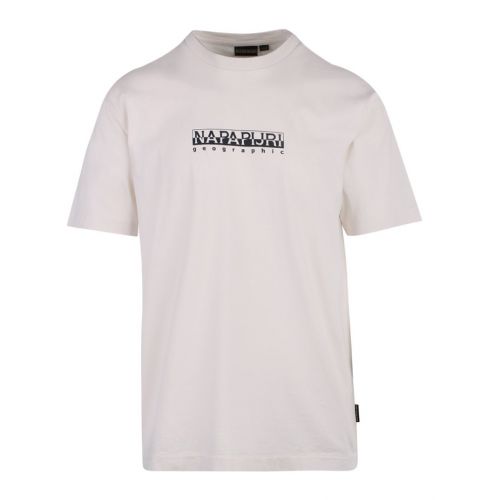 Mens White Whisper S-Sbox 3 S/s T Shirt 108597 by Napapijri from Hurleys