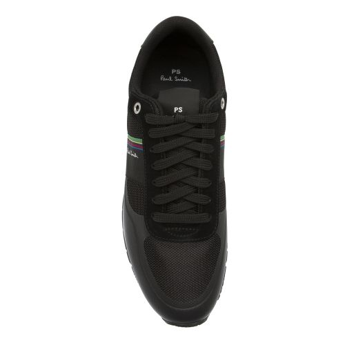 Mens Black Ericson Stripe Trainers 48697 by PS Paul Smith from Hurleys
