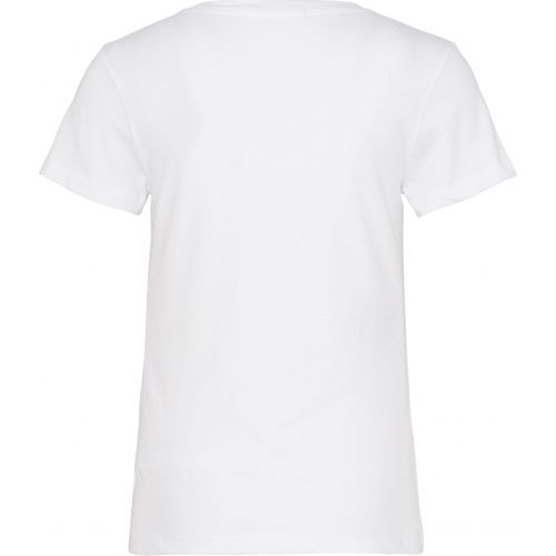 Womens Bright White Institutional Logo Slim Fit S/s T Shirt 77889 by Calvin Klein from Hurleys