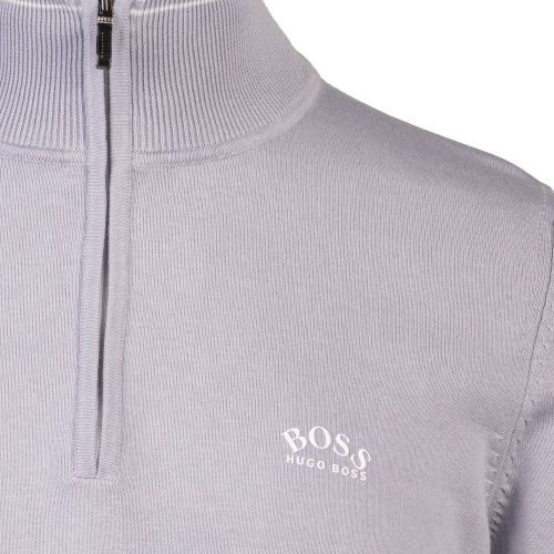 Athleisure Mens Blue Zitom_S22 1/2 Zip Knitted Jumper 97711 by BOSS from Hurleys