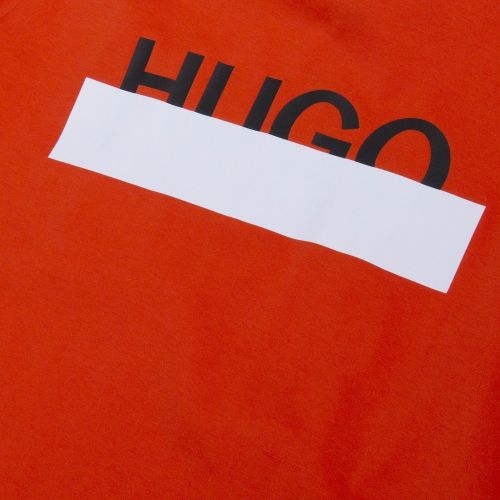 Mens Dark Orange Dolive193 S/s T Shirt 42641 by HUGO from Hurleys