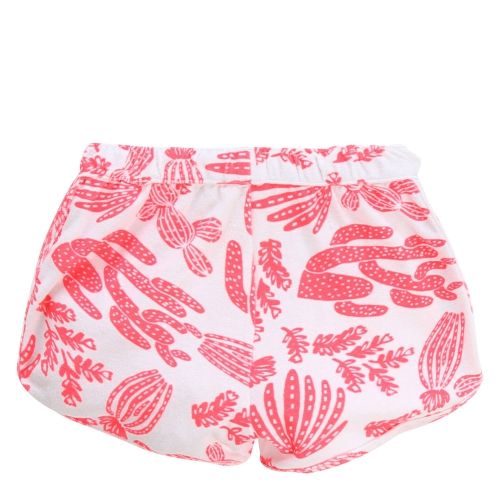 Girls Pink/White Printed Towelling Shorts 55786 by Billieblush from Hurleys