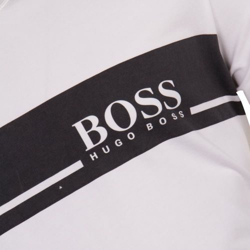 Mens White Logo Lounge S/s Tee Shirt 9990 by BOSS from Hurleys
