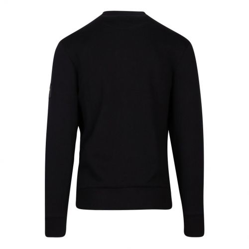 Mens Jet Black Pocket Sweat Top 103468 by Lyle and Scott from Hurleys