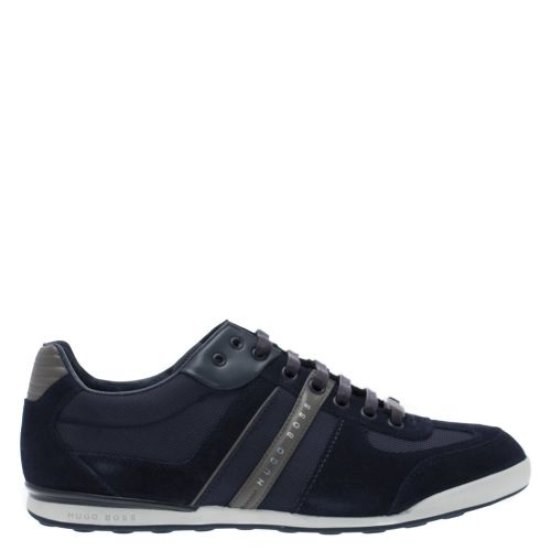 Athleisure Mens Open Blue Akeen Trainers 67149 by BOSS from Hurleys