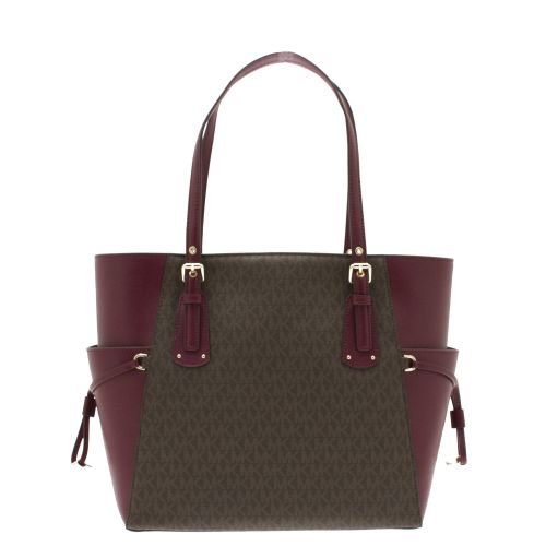 Womens Oxblood Voyager Logo Eastwest Tote Bag 35278 by Michael Kors from Hurleys
