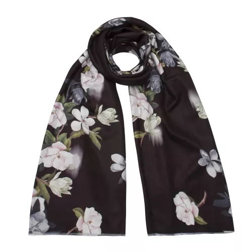 Womens Black Opaal Woven Wide Scarf 50625 by Ted Baker from Hurleys