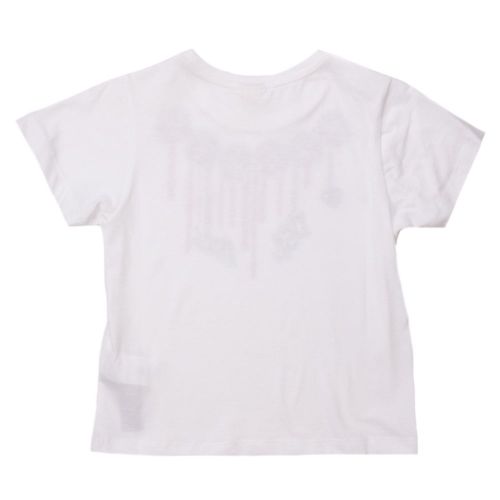 Girls White Printed Necklace S/s Tee Shirt 65118 by Diesel from Hurleys