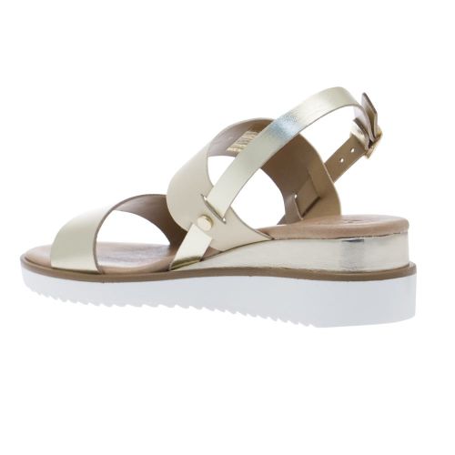Womens Gold Navas Sandals 24327 by Moda In Pelle from Hurleys