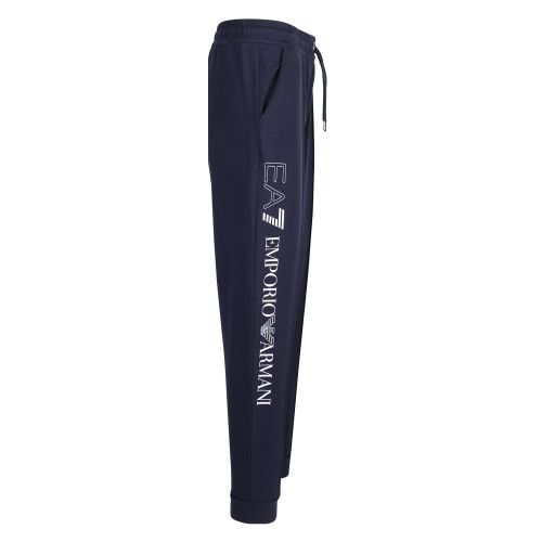 Womens Navy Train Logo Series Sweat Pants 48218 by EA7 from Hurleys