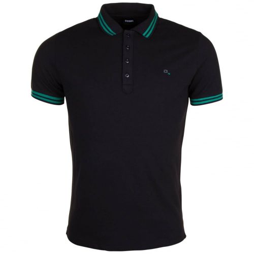 Mens Black T-Randy S/s Polo Shirt 17797 by Diesel from Hurleys