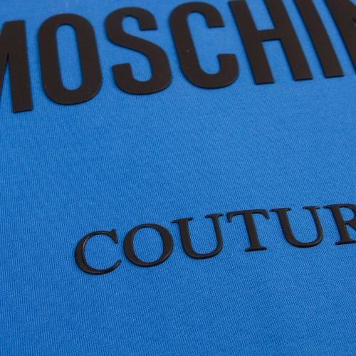Boys French Blue Raised Logo S/s T Shirt 58401 by Moschino from Hurleys