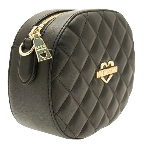 Womens Black  Small Quilted Crossbody Bag 10391 by Love Moschino from Hurleys