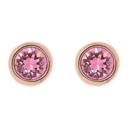 Womens Rose Gold/Rose Sinaa Crystal Stud Earrings 16016 by Ted Baker from Hurleys