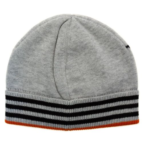 Boys Black Branded Knitted Hat 65458 by BOSS from Hurleys