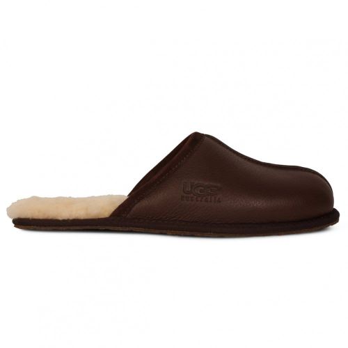 Mens Stout Scuff Leather Slippers 63801 by UGG from Hurleys