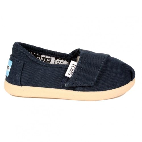 Tiny Navy Canvas Classic (1-10) 6077 by Toms from Hurleys