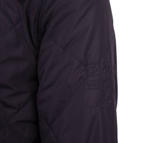Mens Navy Glance Quilted Jacket 82981 by Barbour Steve McQueen Collection from Hurleys