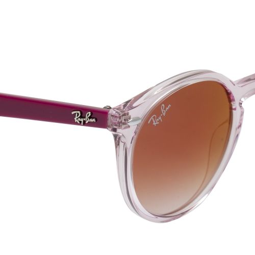 Girls Transparent Pink RJ9064s Round Sunglasses 59998 by Ray-Ban from Hurleys