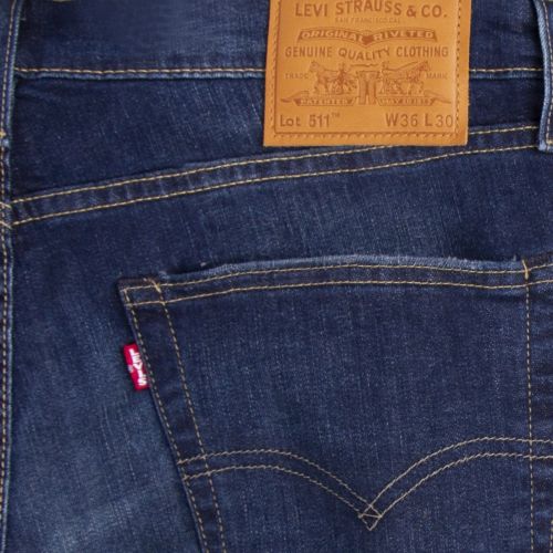Mens Rain Shower Dark Blue 511 Slim Fit Jeans 47745 by Levi's from Hurleys