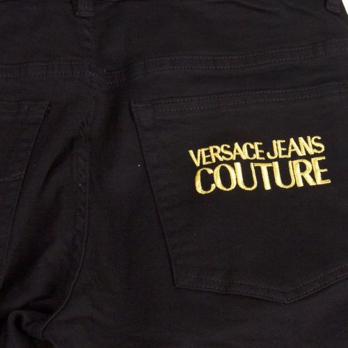 Mens Black Branded Slim Fit Jeans 73218 by Versace Jeans Couture from Hurleys