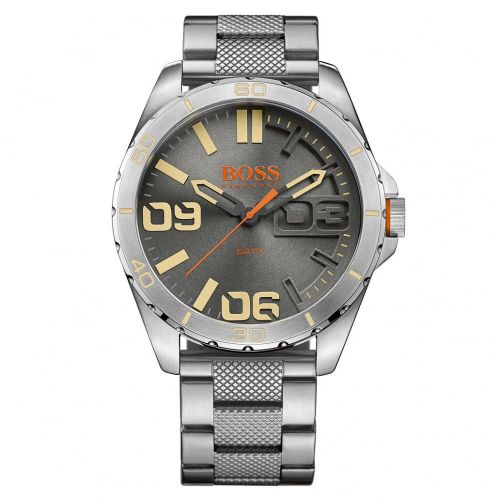 Grey Dial Berlin Bracelet Strap Watch 46970 by BOSS Watches from Hurleys