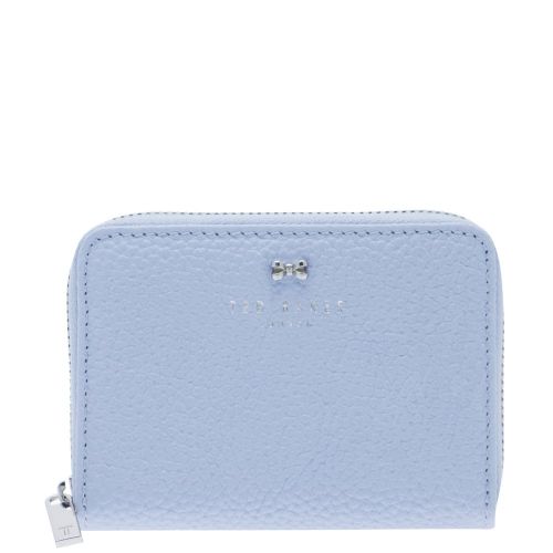 Womens Pale Blue Plie Small Zip Purse 25729 by Ted Baker from Hurleys