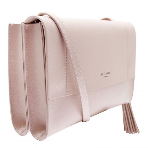 Womens Nude Pink Lailai Tassel Patent Crossbody Bag 80270 by Ted Baker from Hurleys