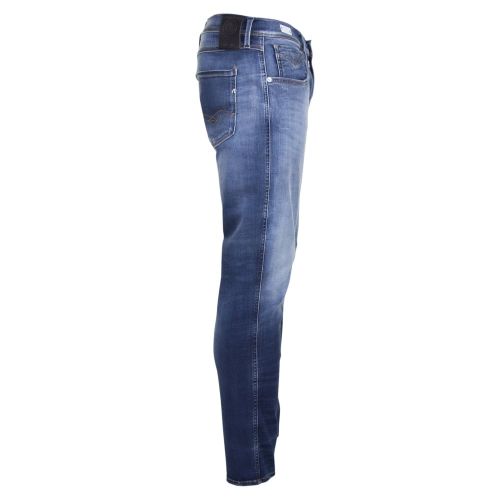 Mens Blue Wash Anbass Hyperflex Slim Fit Jeans 24857 by Replay from Hurleys