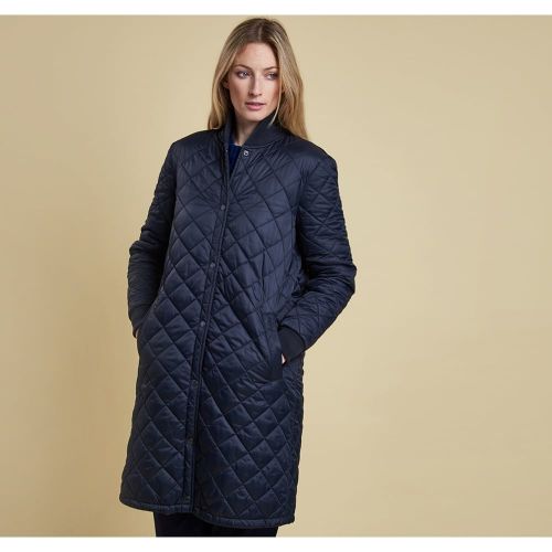 Heritage Womens Navy Ebbertson Quilted Jacket 12523 by Barbour from Hurleys