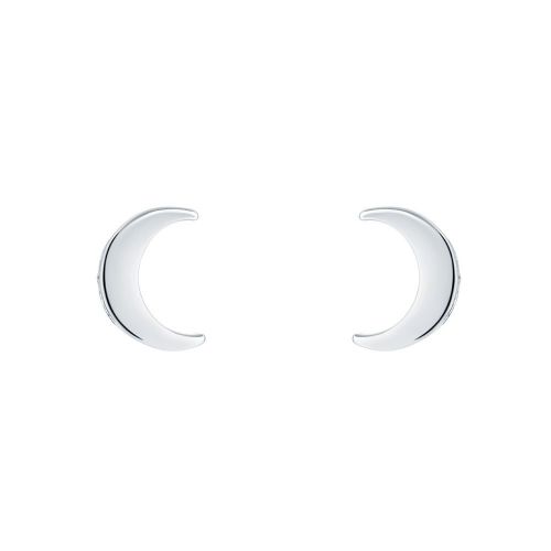Womens Silver/Crystal Marlyy Crescent Moon Studs 93514 by Ted Baker from Hurleys