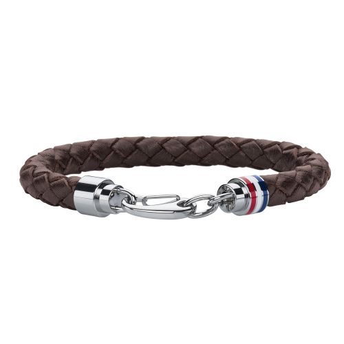 Mens Brown Cord Bracelet 44229 by Tommy Hilfiger from Hurleys