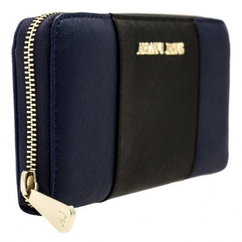Black & Blue Faux Saffiano Purse 59101 by Armani Jeans from Hurleys