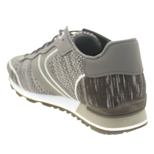Mens Dark Grey Parkour Runn Trainers 9366 by BOSS from Hurleys