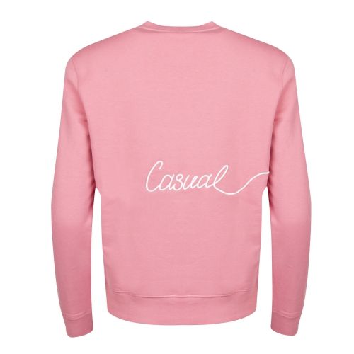 Casual Womens Medium Pink Tacasual Logo Sweat Top 28586 by BOSS from Hurleys