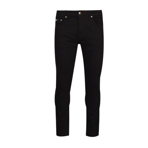 Mens Black Branded Slim Fit Jeans 73217 by Versace Jeans Couture from Hurleys