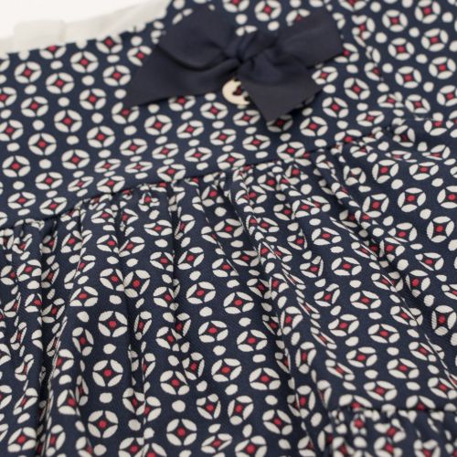 Infant Navy Printed Smock Dress 29820 by Mayoral from Hurleys