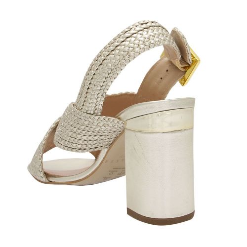 Womens Gold Camiam Woven Heeled Sandals 87271 by Ted Baker from Hurleys