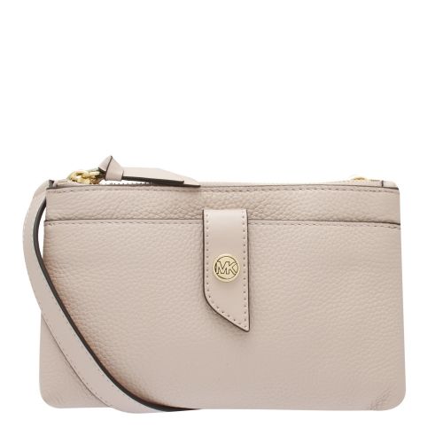 Womens Soft Pink Charm Tab Double Zip Phone Crossbody Bag 58635 by Michael Kors from Hurleys