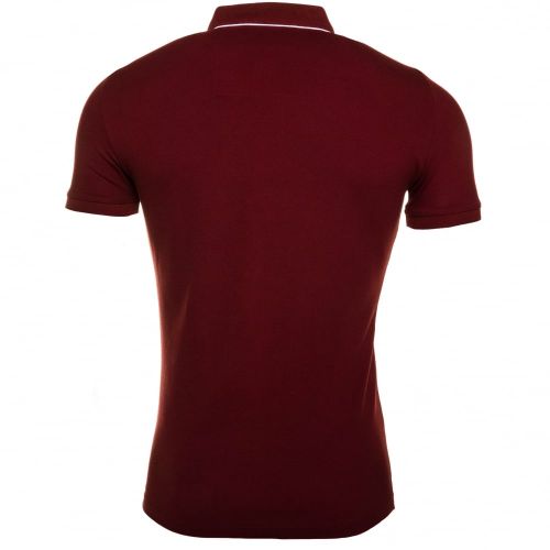 Mens Red Slim Fit S/s Polo Shirt 61257 by Armani Jeans from Hurleys