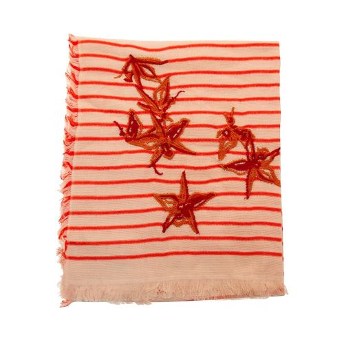 Boss Orange Womens Bright Red Nembroidy Scarf 8009 by BOSS from Hurleys