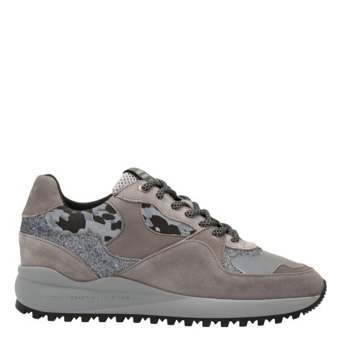 Mens Silver Grey 3M Camo Santa Monica Reflective Trainers 53255 by Android Homme from Hurleys