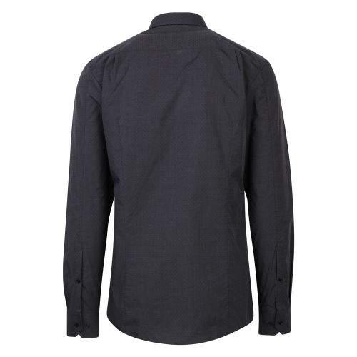 Mens Dark Grey Elisha02 Extra Slim Fit L/s Shirt 45004 by HUGO from Hurleys