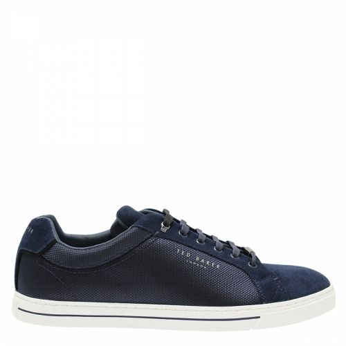 Mens Dark Blue Eeril Trainers 30374 by Ted Baker from Hurleys