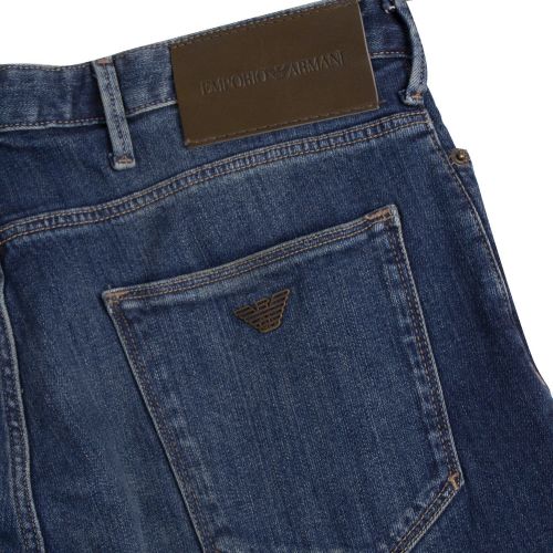 Mens Blue J06 Slim Fit Jeans 77975 by Emporio Armani from Hurleys